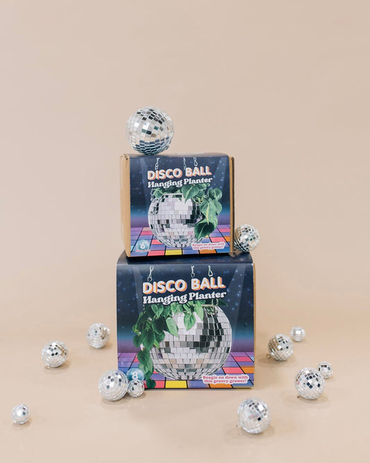 Disco Ball Hanging Planter