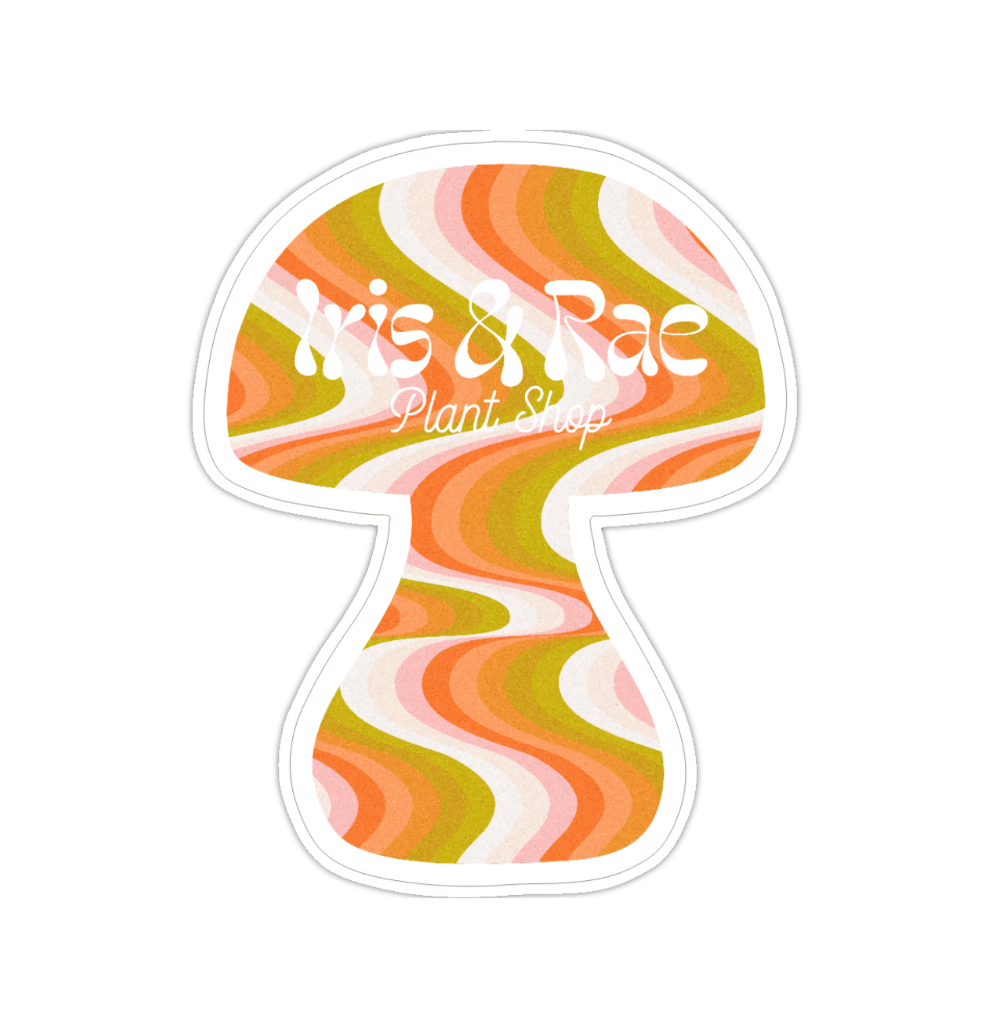 Iris & Rae Psychedelic Mushroom Sticker